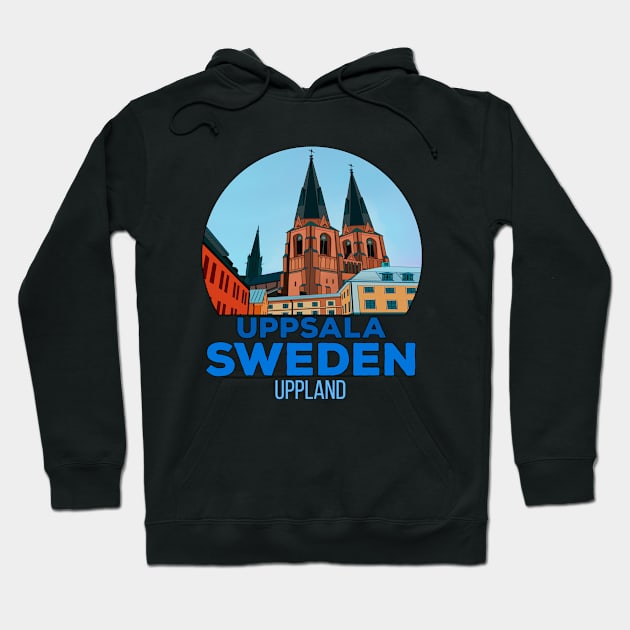 The Metropolitan Cathedral Church of Uppsala Hoodie by DiegoCarvalho